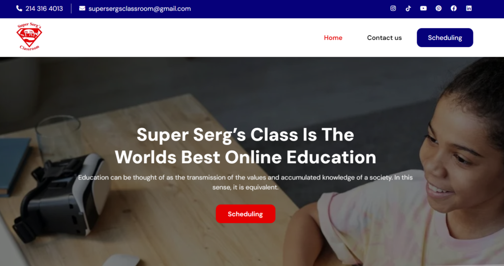 Website Development for Educators