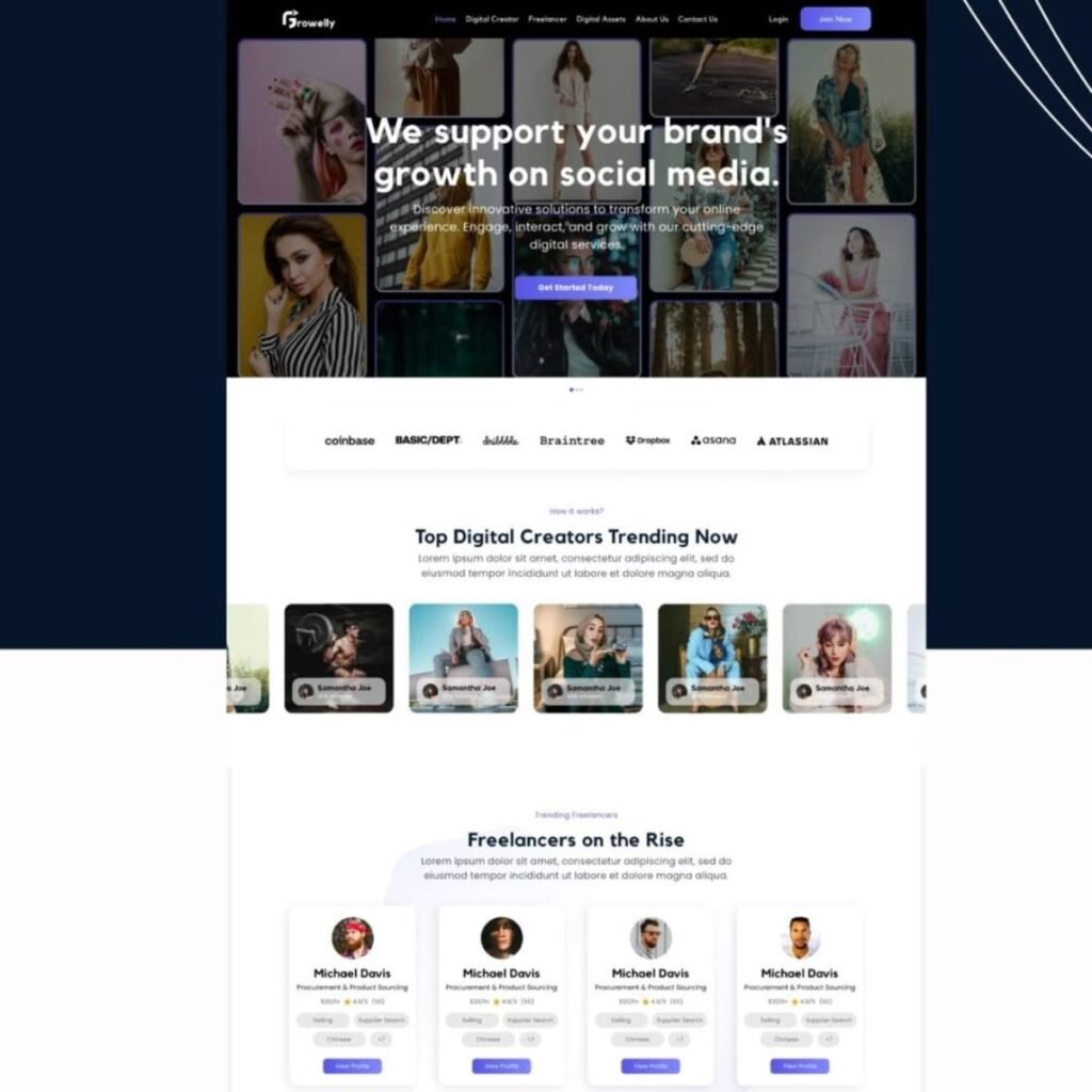 Figma UI Design for Freelance