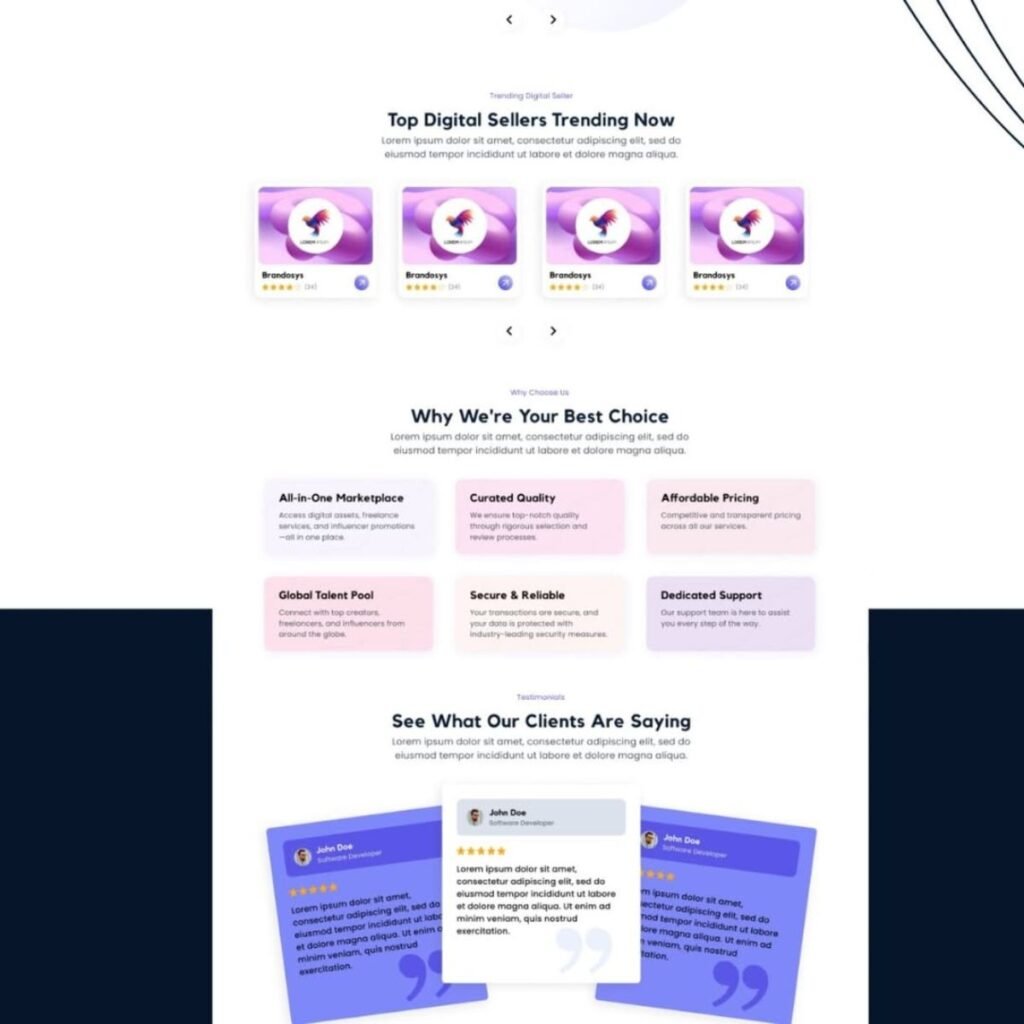 Figma UI Design for Freelance