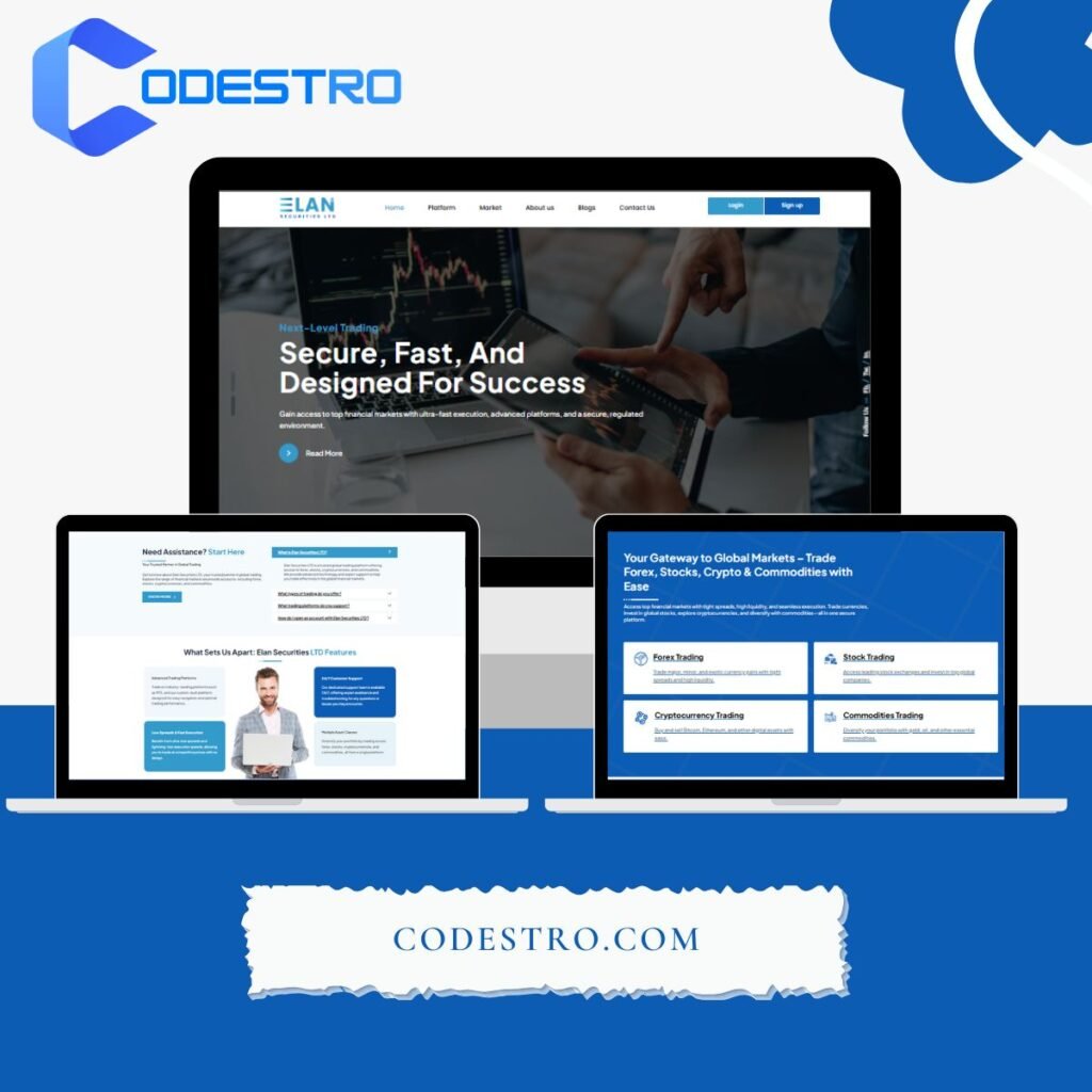 WordPress development for financial trading